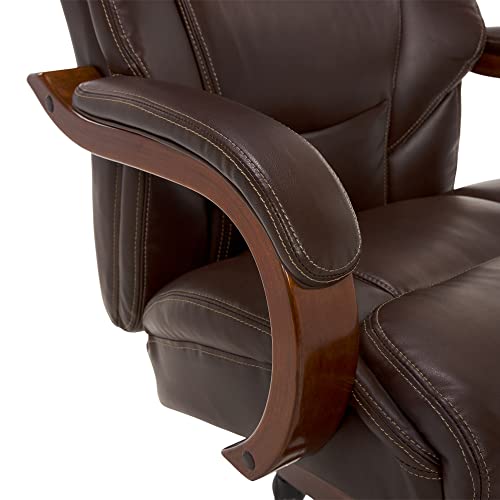 Black Bonded Leather High Back Ergonomic Office Chair I314