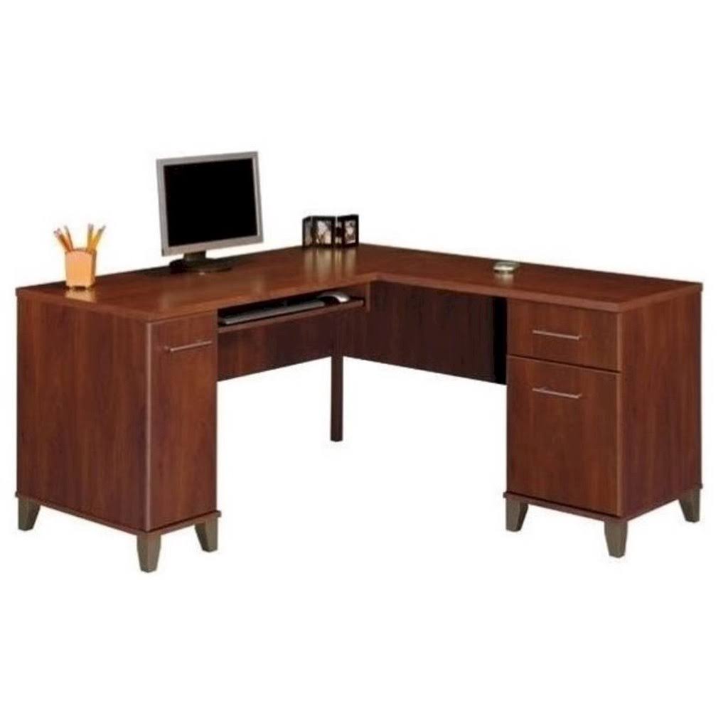 60x22 L-Shaped Wood Desk H28113