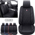 2 PCS Front Waterproof Leather Car Seat Covers J634751