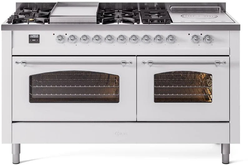 White Dual Fuel Natural Gas Range L58043