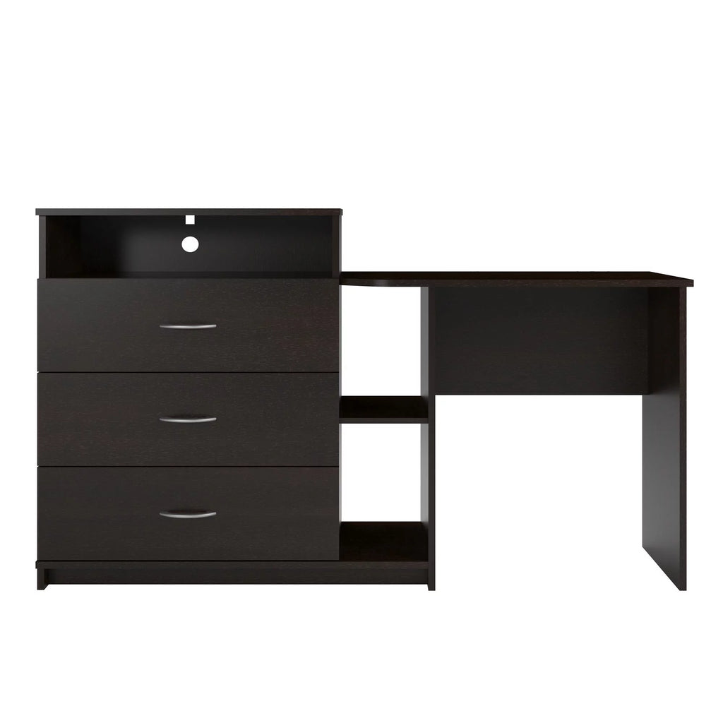 Espresso 3 in 1 Media Dresser and Desk Combo H391567