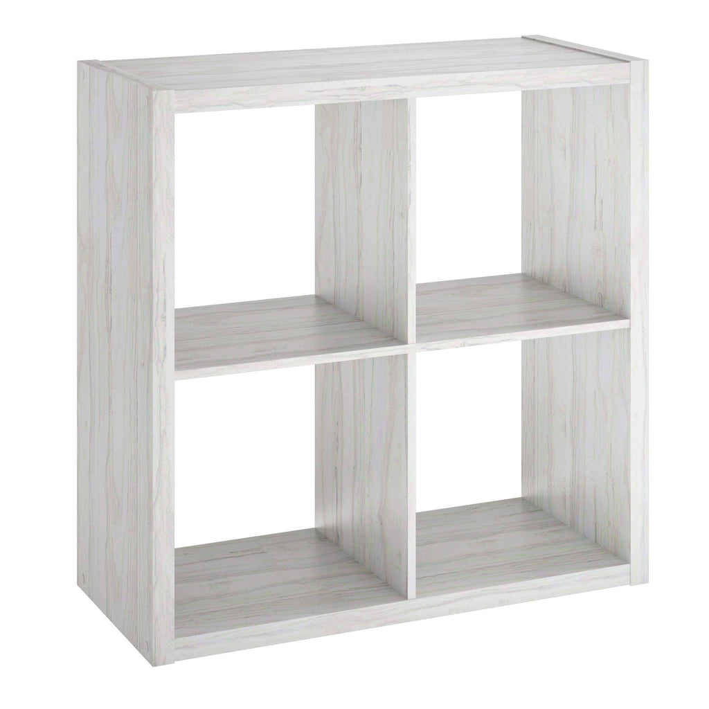Bleached Brown Cube Bookcase Y485296