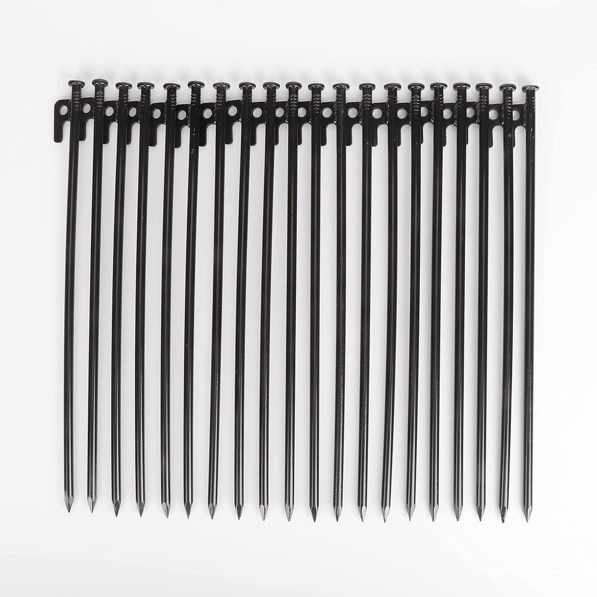 15.7 Inches 20 Pcs Heavy Duty Steel Tent Stakes K7931