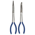 11 in. Straight & 90° Offset Long Reach Pliers, 2-Piece F72976