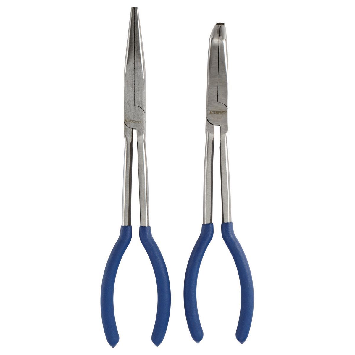 11 in. Straight & 90° Offset Long Reach Pliers, 2-Piece F72976