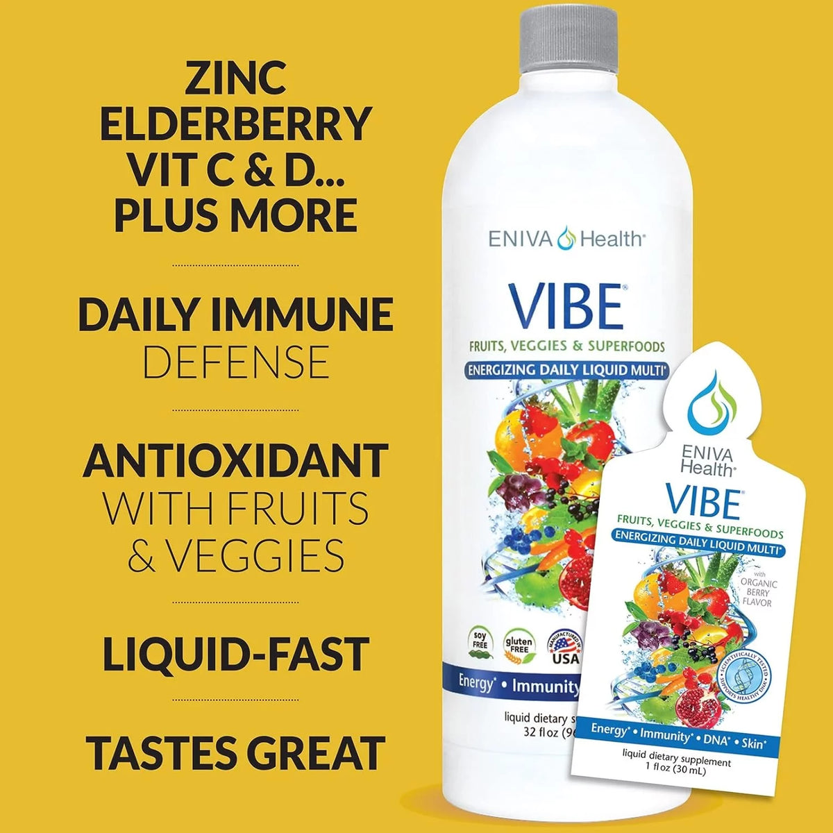 Liquid Daily Multivitamin with Vitamin A, B3, C, D, E & Amino Acids 32 oz C72559