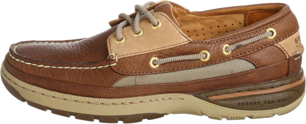 Tan 3-Eye Boat Shoe U34294