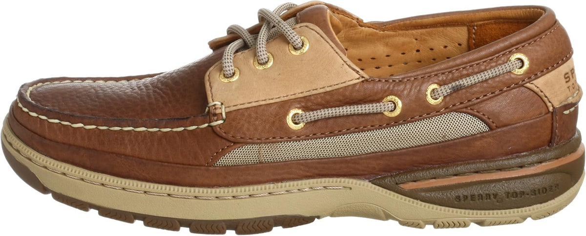 Tan 3-Eye Boat Shoe U34294