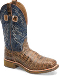 Brown Square Toe Roper Boots F430