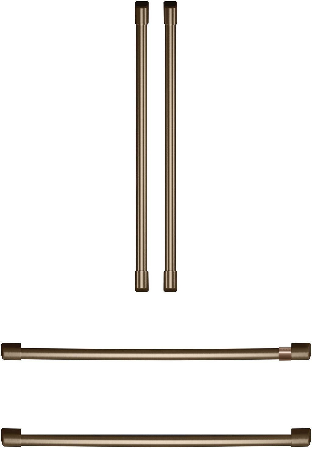Brushed Bronze Refrigerator Handle Kit M45168