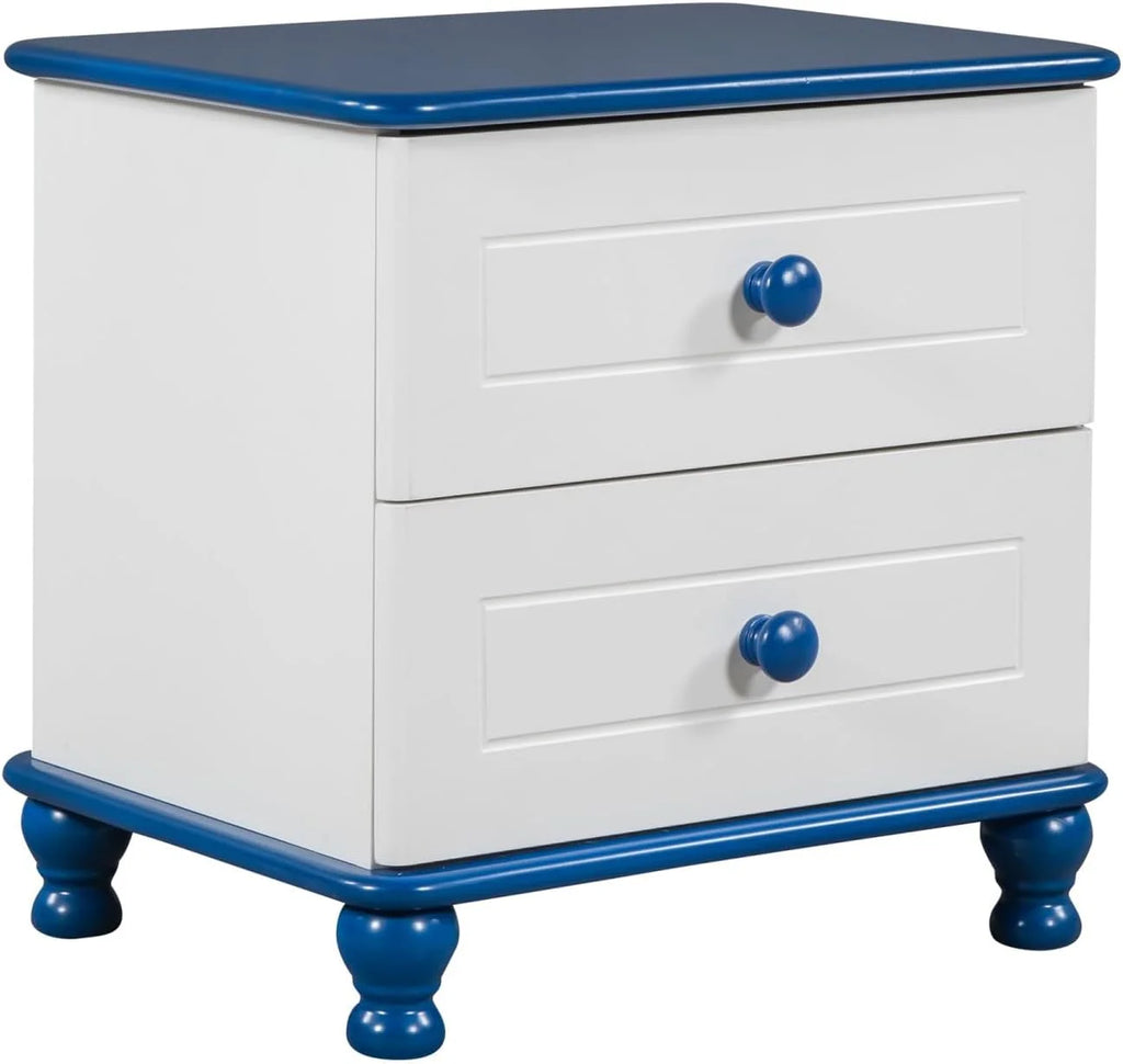 Wooden Nightstand with 2 Drawers G3023