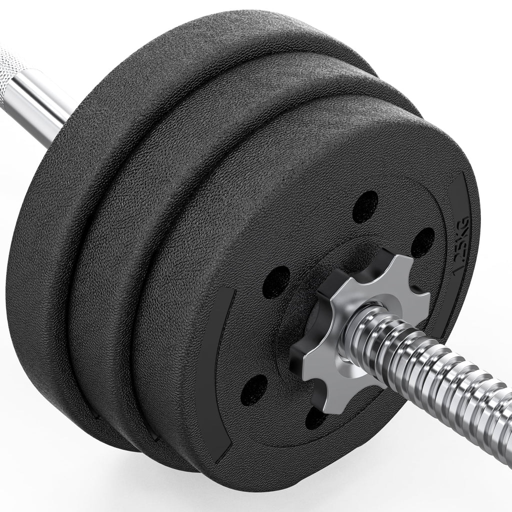 66LB 2 in 1 Adjustable Weight Set with Curl Bar Y780852