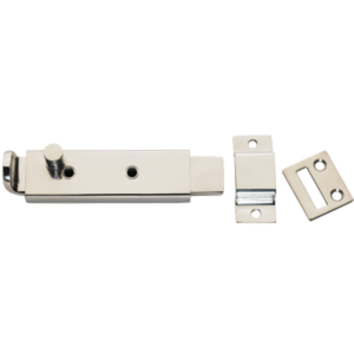 Spring Loaded Slide Bolt Latch 316 Stainless Steel Q60947