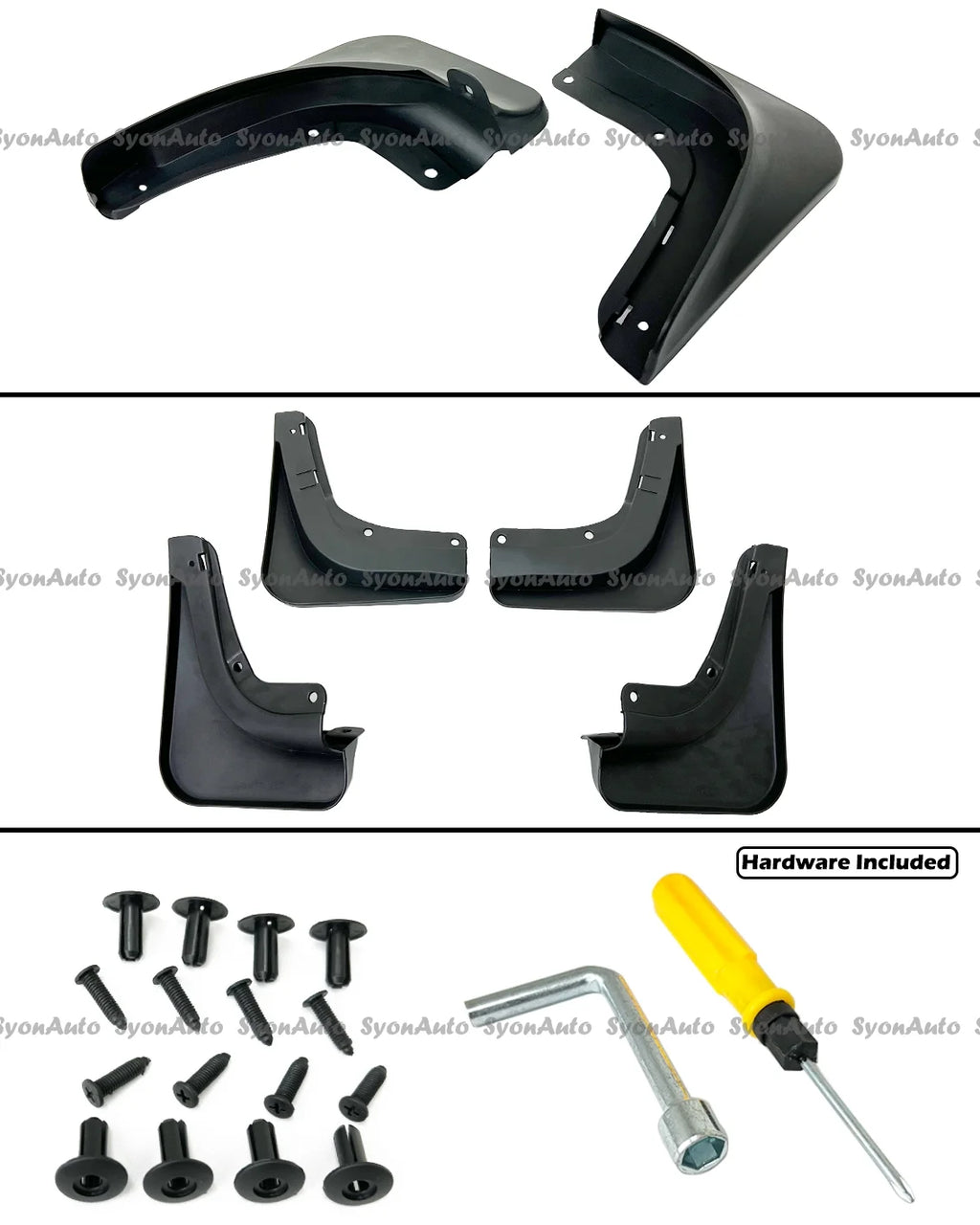 4 Pcs Mud Flap Splash Guards Set L97562