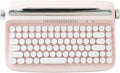 Baby Pink Wireless Bluetooth Typewriter Keyboard Pack of 2 X94940