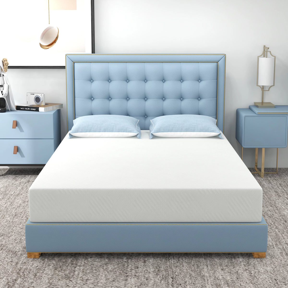 8 inch Full Size Gel Memory Foam Mattress B6838