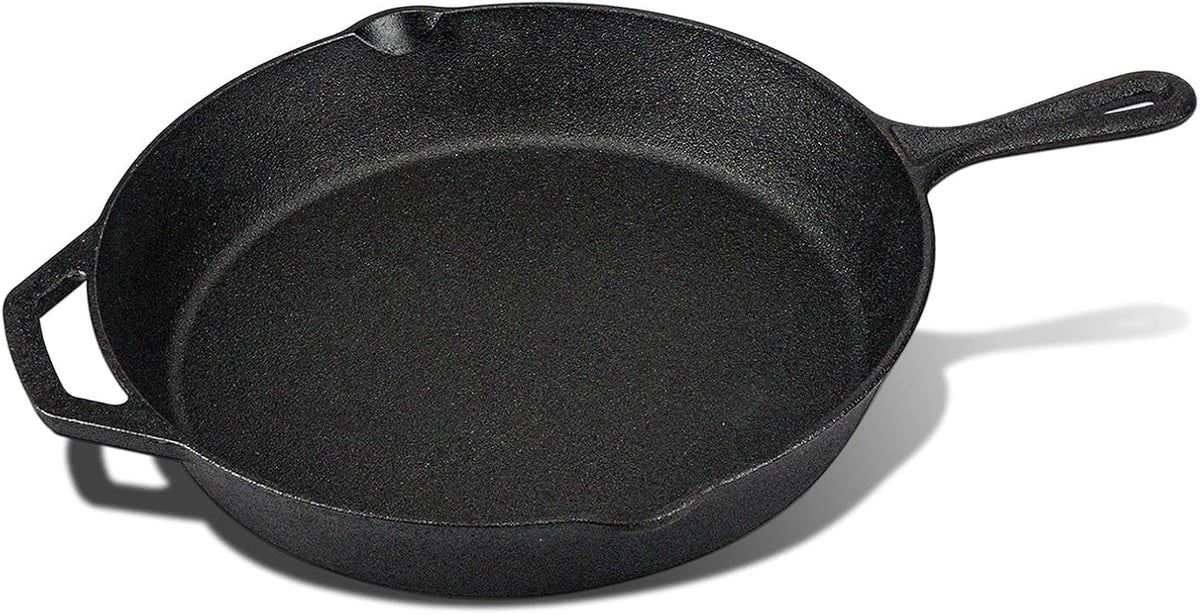 Cast Iron Skillet 3-Pack Set (8, 10, 12) Pre-Seasoned Cookware R199663