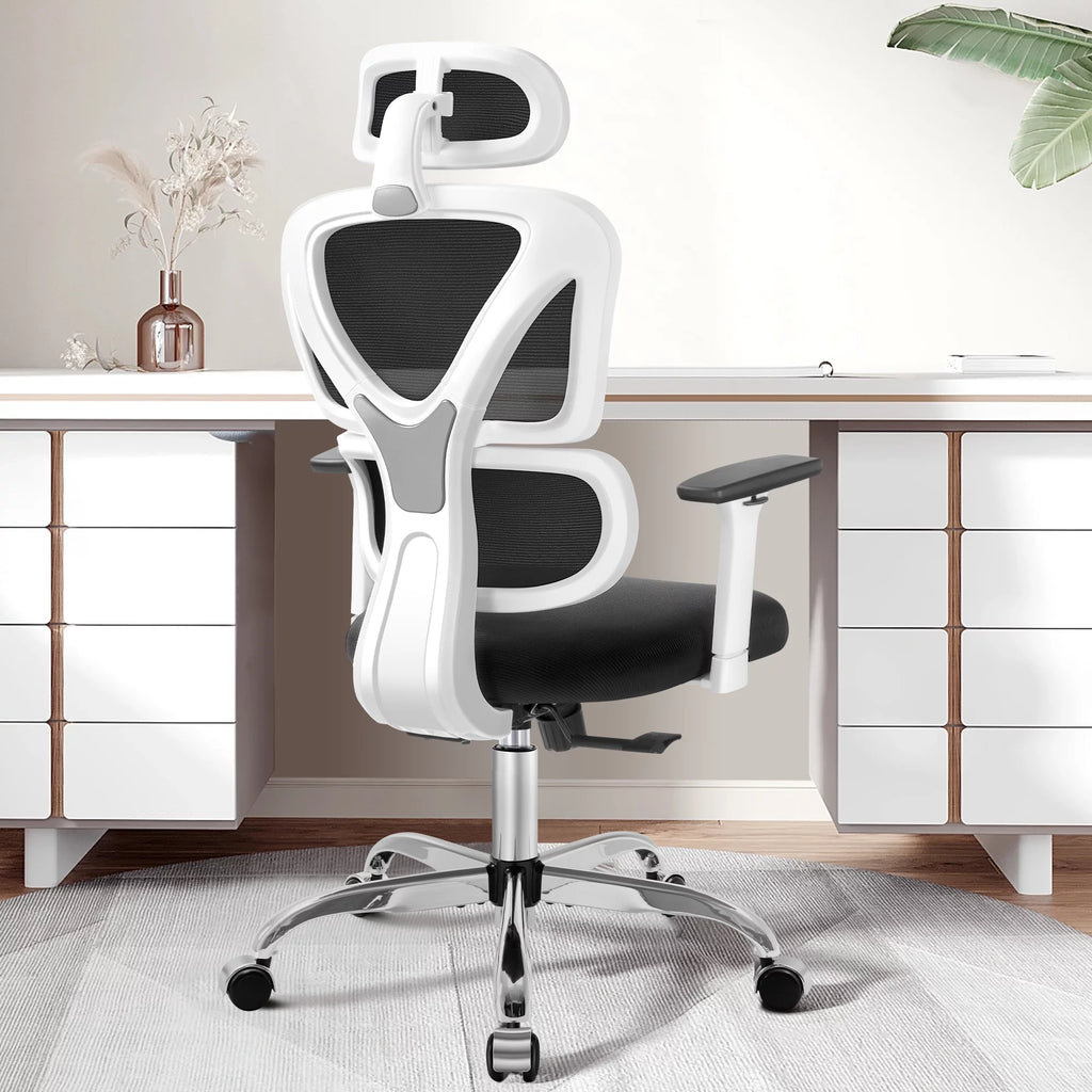 Black High Back Ergonomic Office Chair with Lumbar Support K425