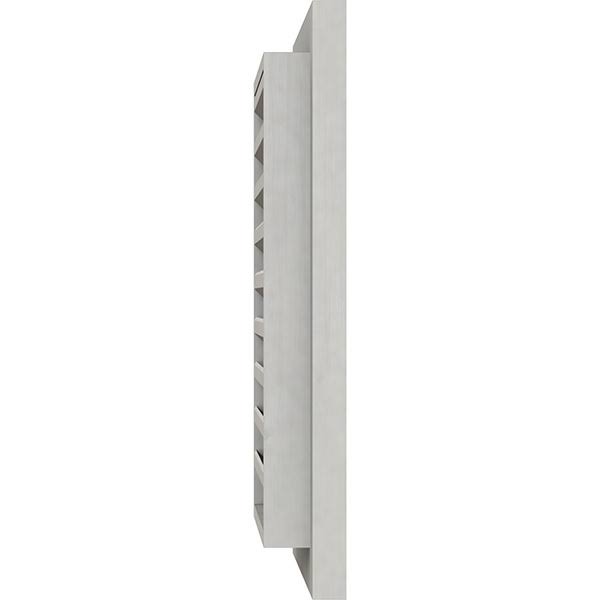 18 inch x 12 inch Vertical Gable Vent Primed Smooth Western Red Cedar O73214