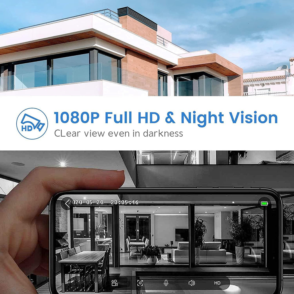 Wireless Video Doorbell Camera with Wireless Chime A392