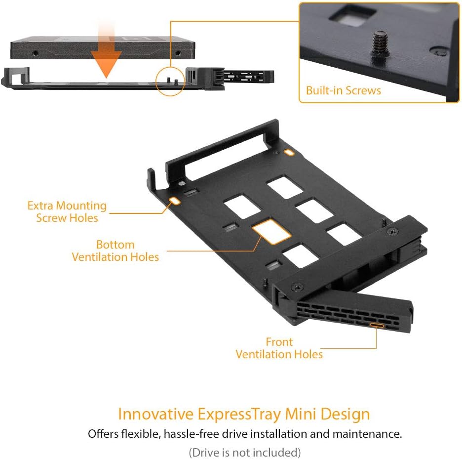 6 x 2.5" SATA HDD / SSD Hot Swap Cage for External 5.25" Bay D1020
