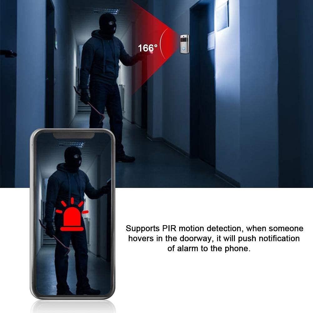 Video Doorbell Wireless HD Door Camera Security System Pack of 2 Y490