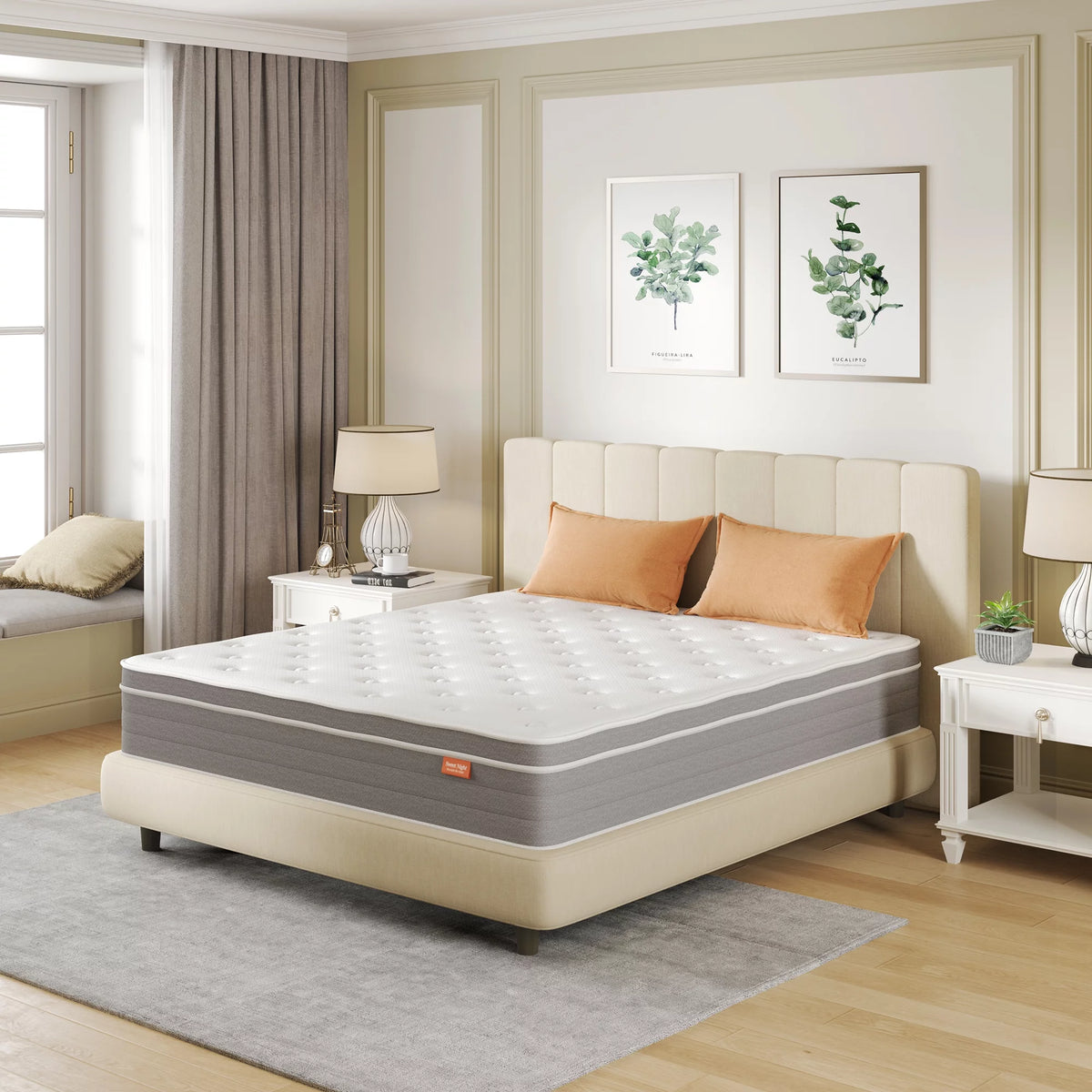 12 inch Gel Memory Foam Hybrid Queen Mattress P209