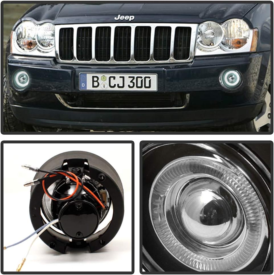 Clrar Lens LED Fog Lights Assembly M5083
