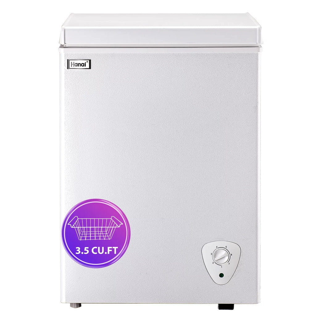 3.5 Cu.ft White Chest Freezer X70089