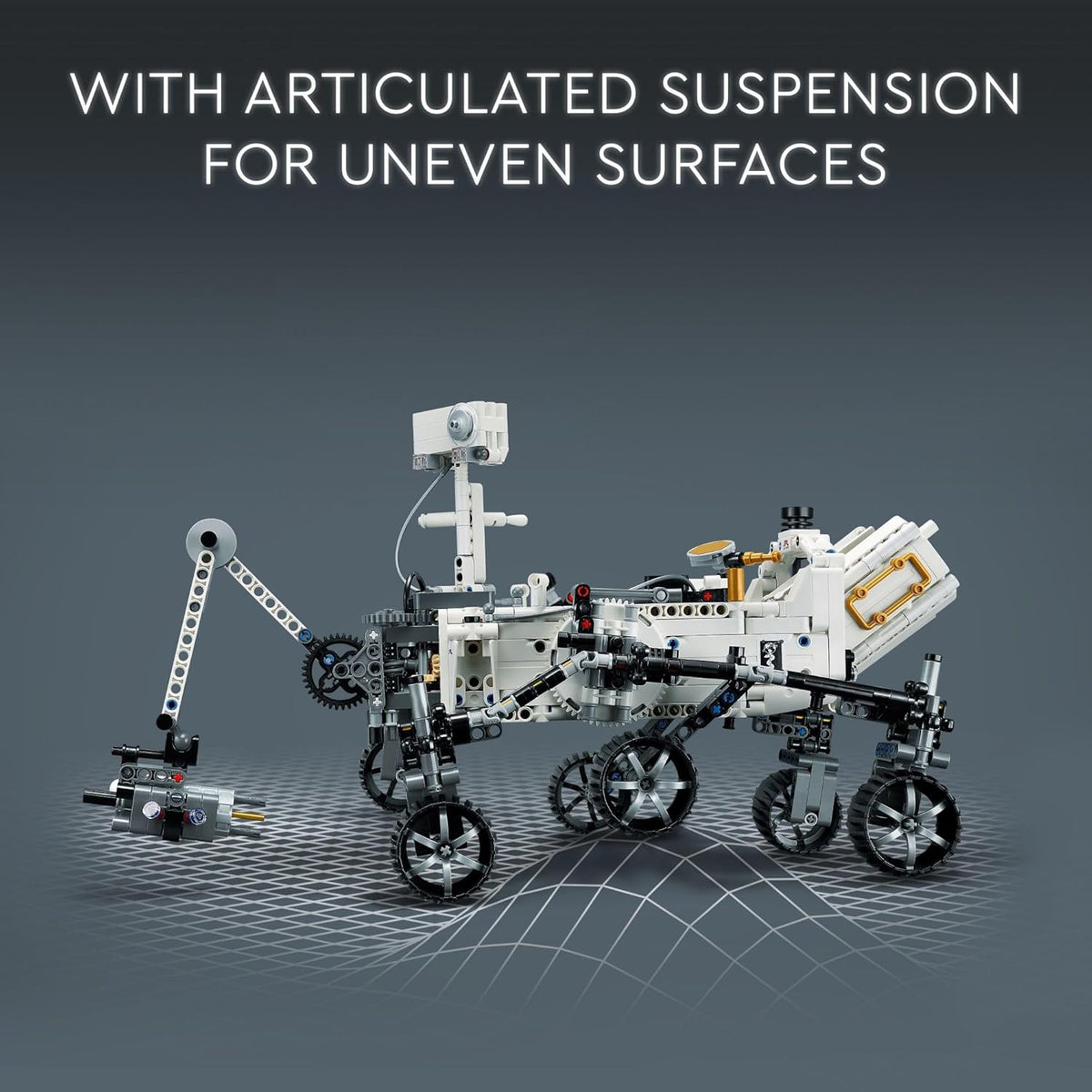 LEGO Technic Mars Rover Perseverance Building Kit with Replica Ingenuity Helicopter T667