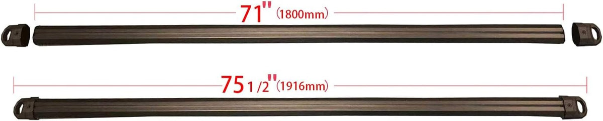 Aluminum Truck Bed Crossbars 2 Bars Set T983