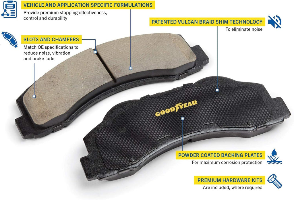 Carbon Ceramic Front Disc Brake Pads Set I8151