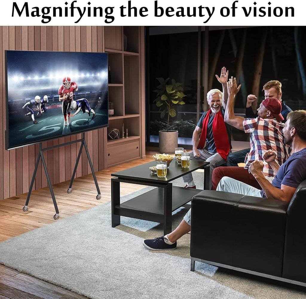 TV Easel Stand 37"-70" inch Adjustable with Wheels X195