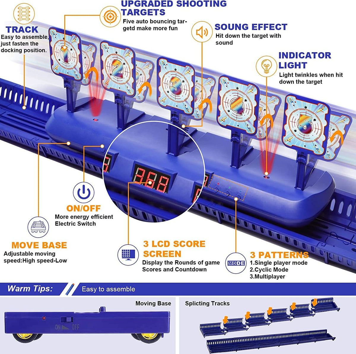 Electronic Shooting Targets with Auto-Reset J179928