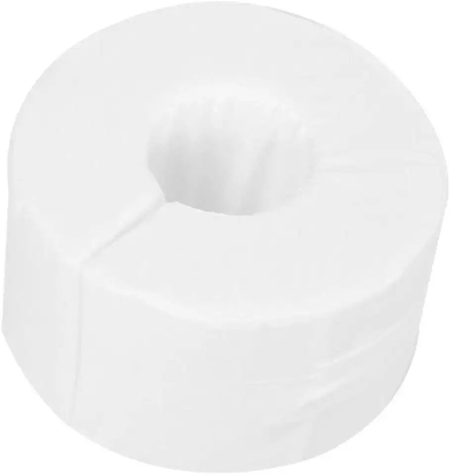 White Heel Elevator Wedge Foot Support Pillow U69468