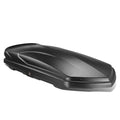 Rooftop Cargo Box Carrier Car Top Storage Case, 110 Lbs, 53" L x 34" W x 15" H, 11 17 Cubic Ft., Textured Black Q85620