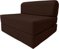 Twin Size Brown Folding Foam Sleeper Chair W773760