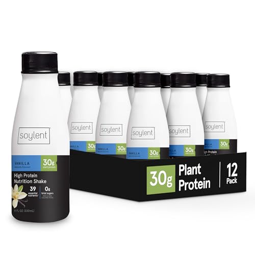Chocolate 30g Protein Vegan Dairy Free 0g Sugar Ready to Drink Protein Drinks 11oz 12 Pack U806563