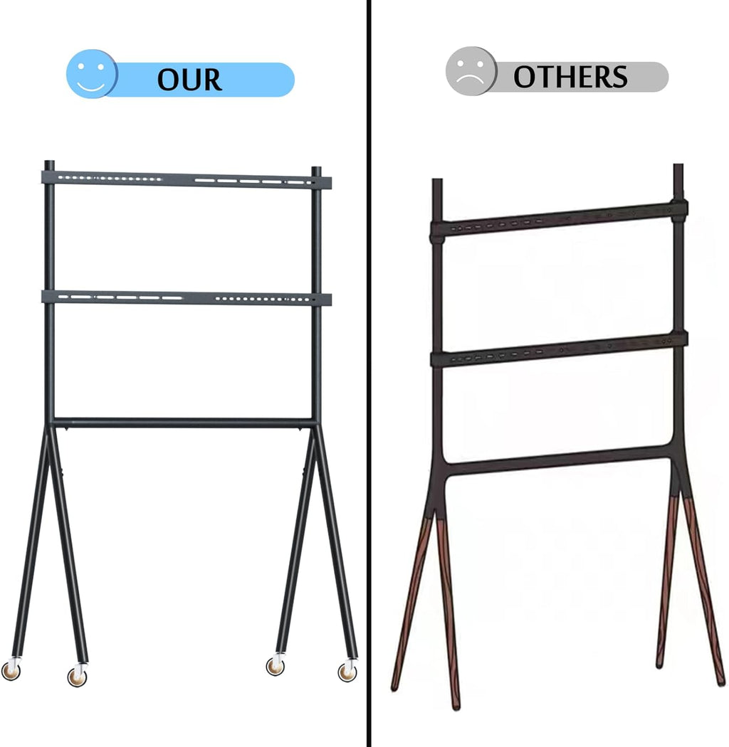 TV Easel Stand 37"-70" inch Adjustable with Wheels X195