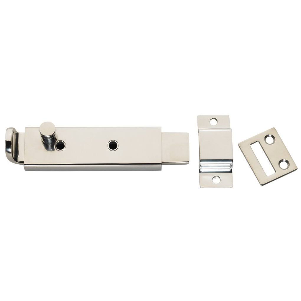 Spring Loaded Slide Bolt Latch 316 Stainless Steel Q60947