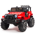 Red Remote Control Ride on Car Truck with Full Suspension A189954