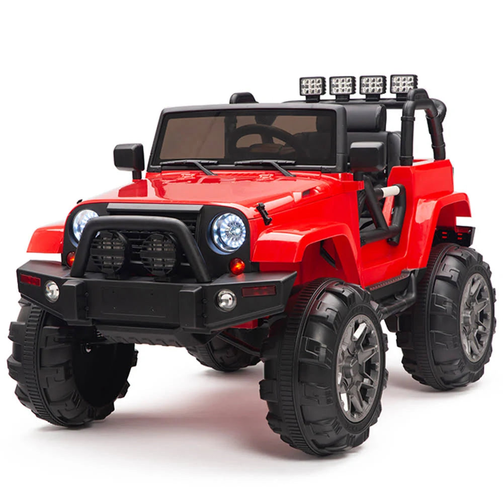 Red Remote Control Ride on Car Truck with Full Suspension A189954