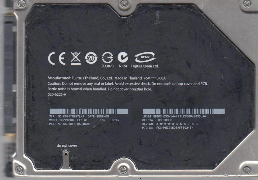 160GB SATA 2.5 Hard Drive C9359