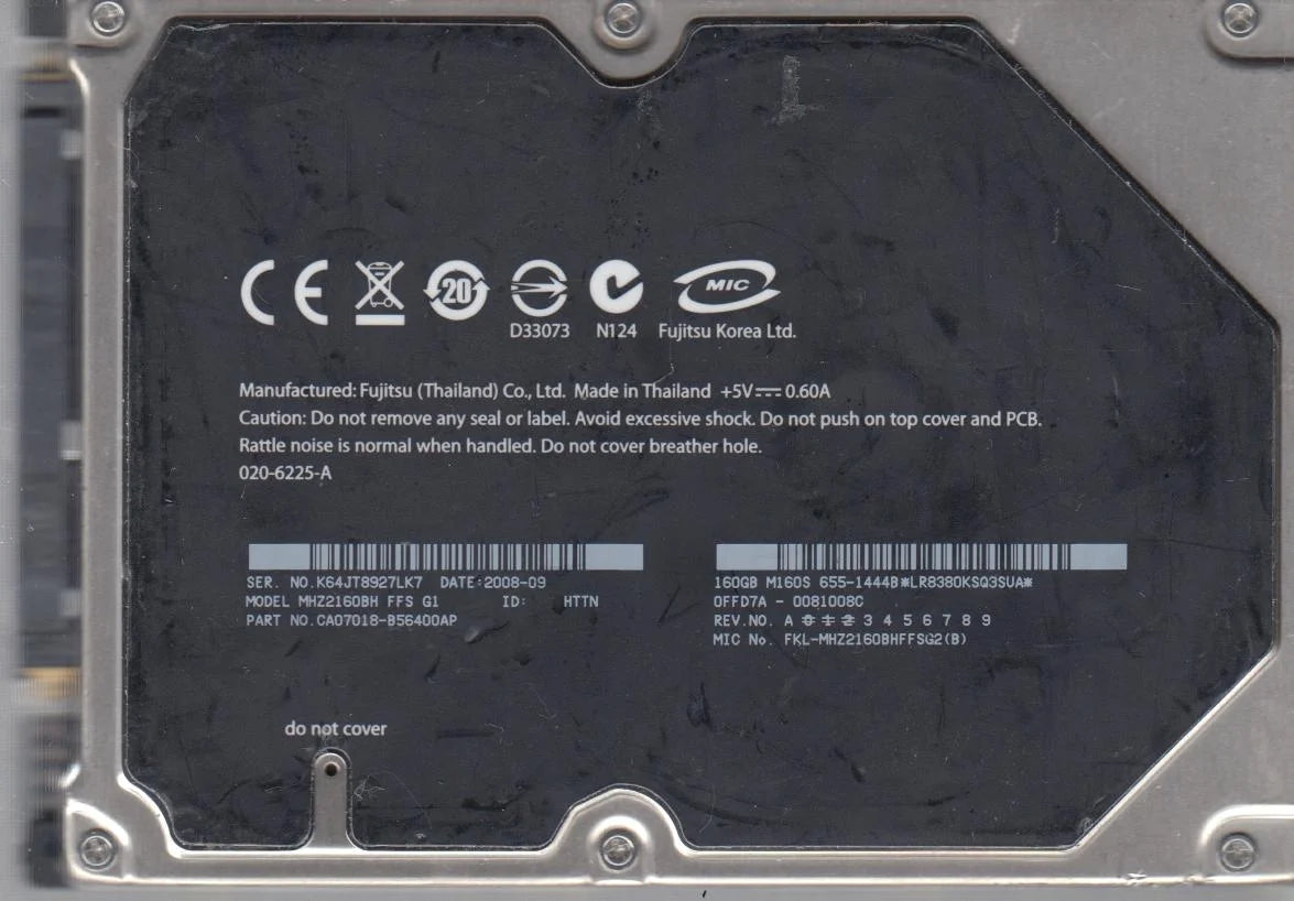 160GB SATA 2.5 Hard Drive C9359