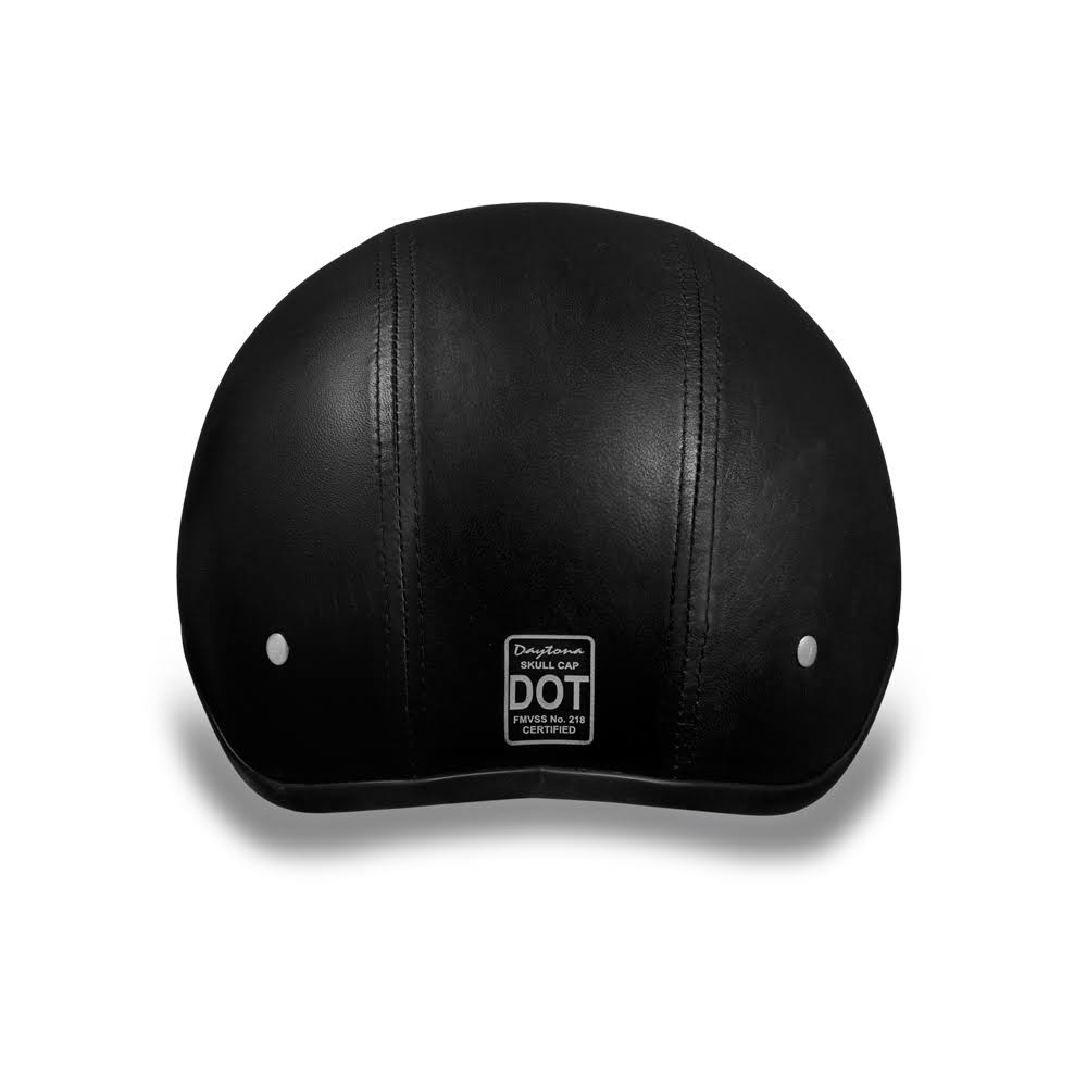 Leather Covered Skull Cap Helmet B191