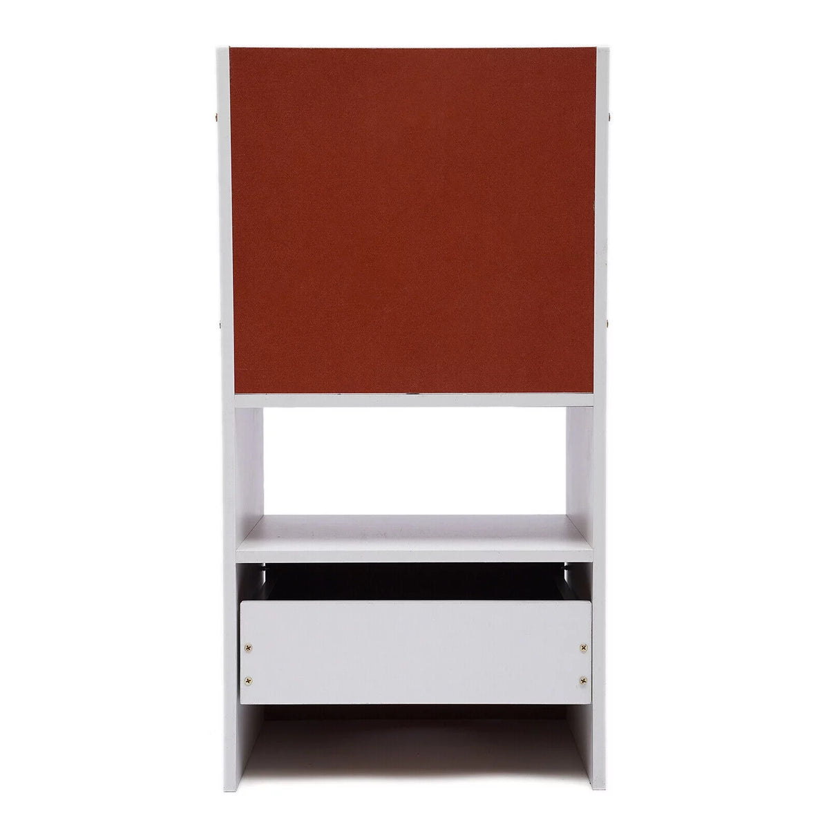 Wood Nightstand Side Table Storage Shelf K932