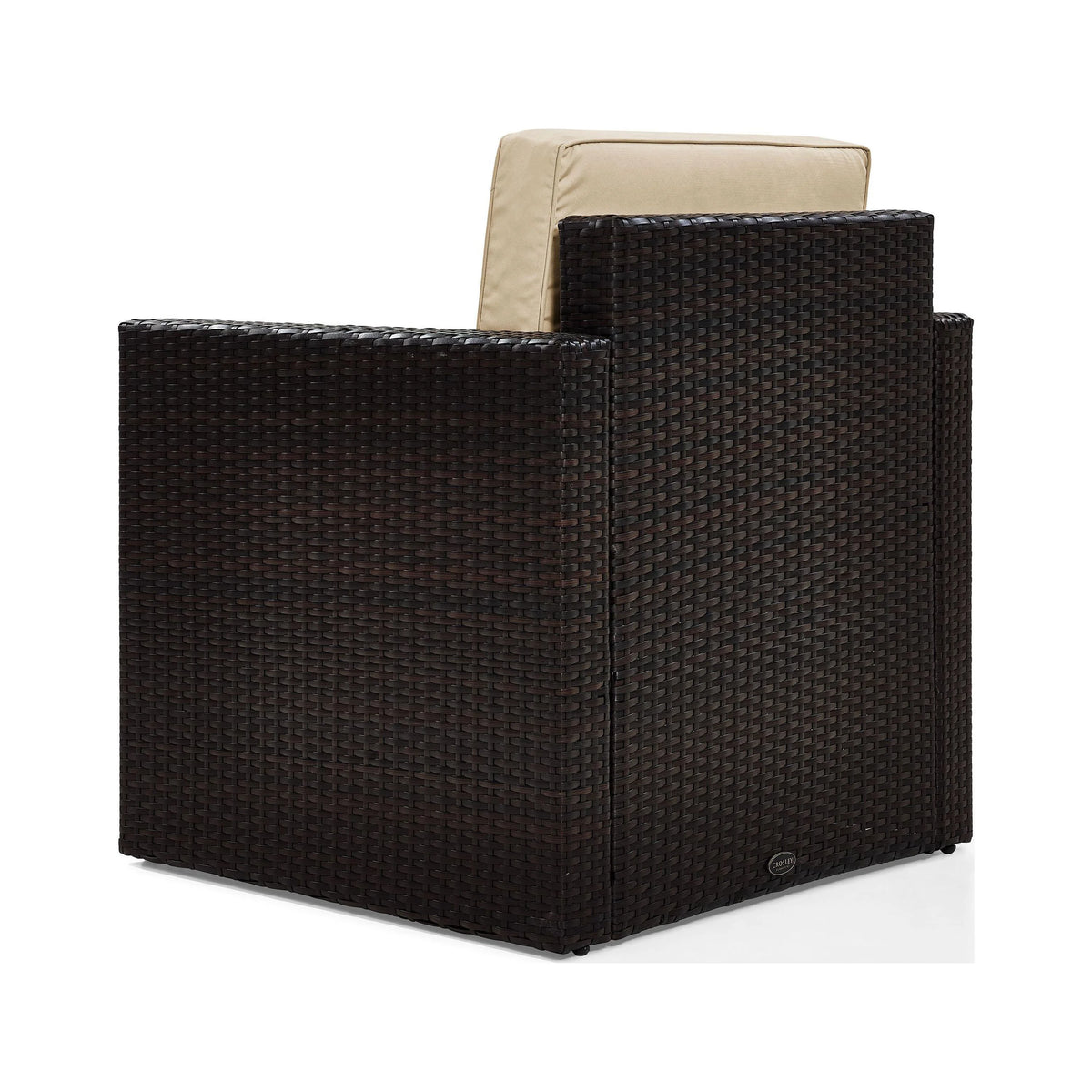 Brown Wicker Patio Arm Chair D8340