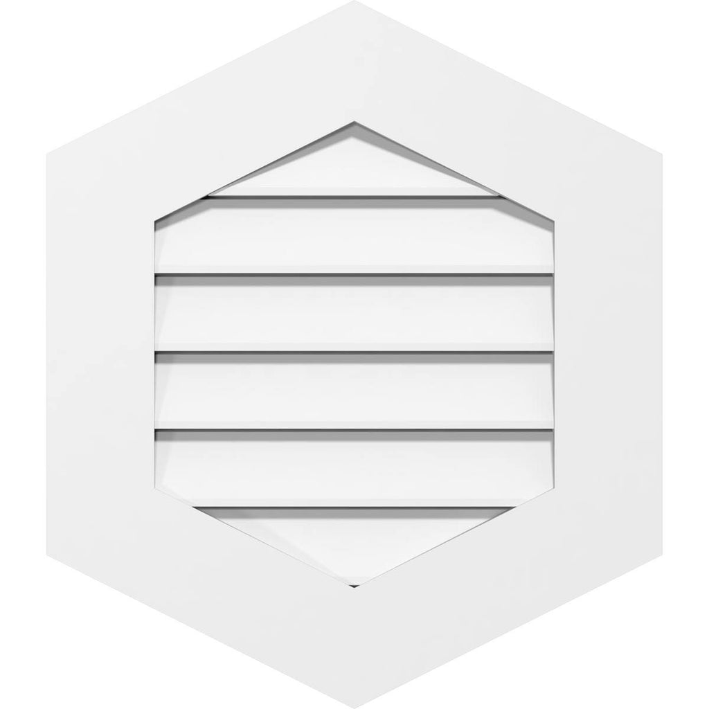 16x22W x 36x22H PVC Gable Vent M907200