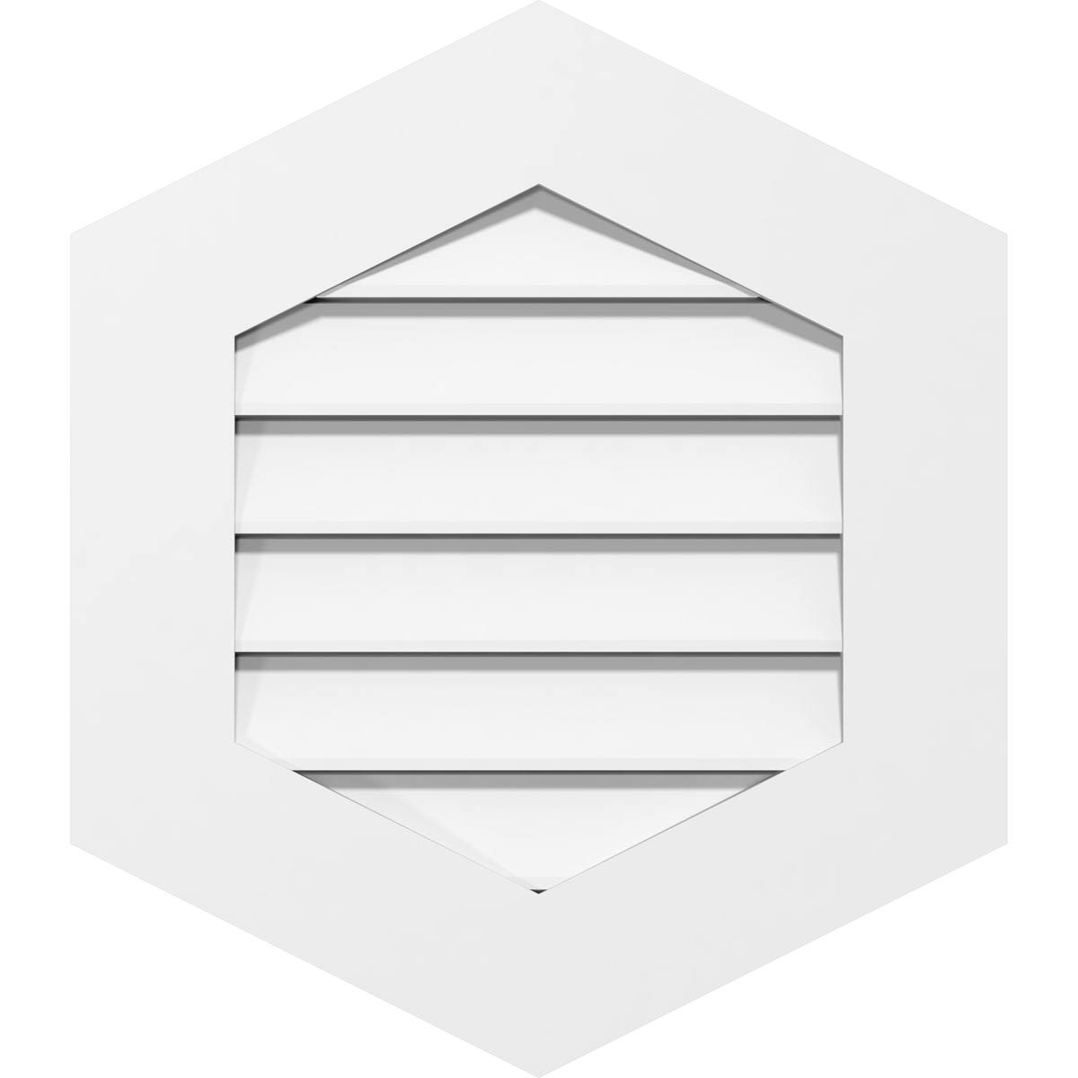 16x22W x 36x22H PVC Gable Vent M907200