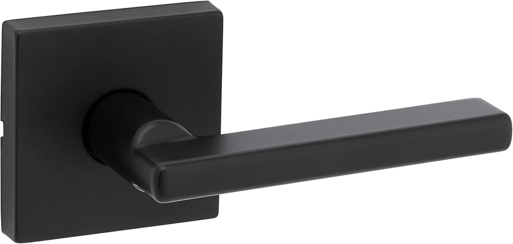 Matte Black Lever and Deadbolt Pack of 2 Y315872